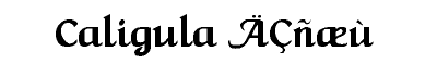 TTF   Caligula